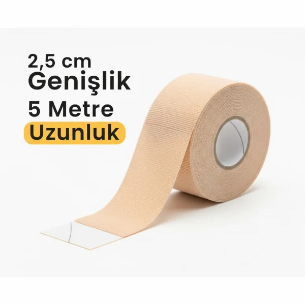 Ayakkabı Vurma Önleyici Rulo Bant 2.5 cm X 5 m görsel 3