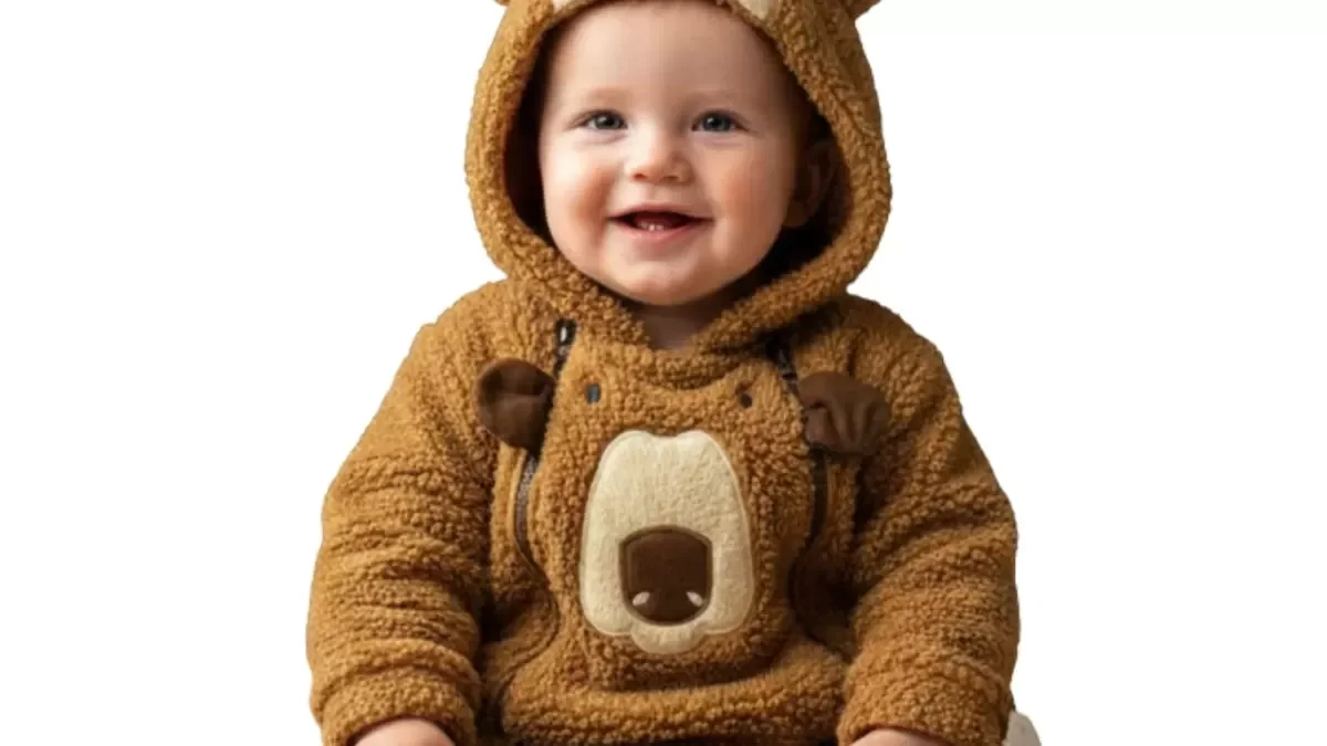 6/24 Ay Peluş Kumaş Çift Fermuarlı Bebek Tulumu görsel 2