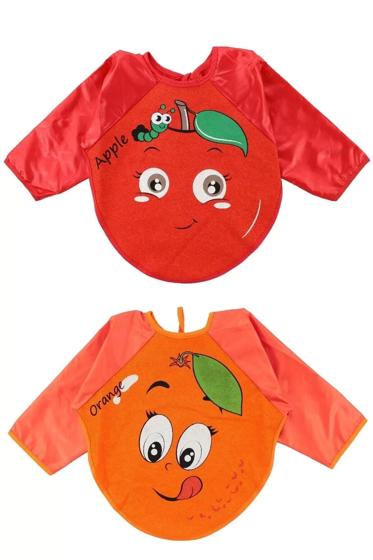 Mevye Desenli Giyilebilen Bebek Önlüğü görsel 2