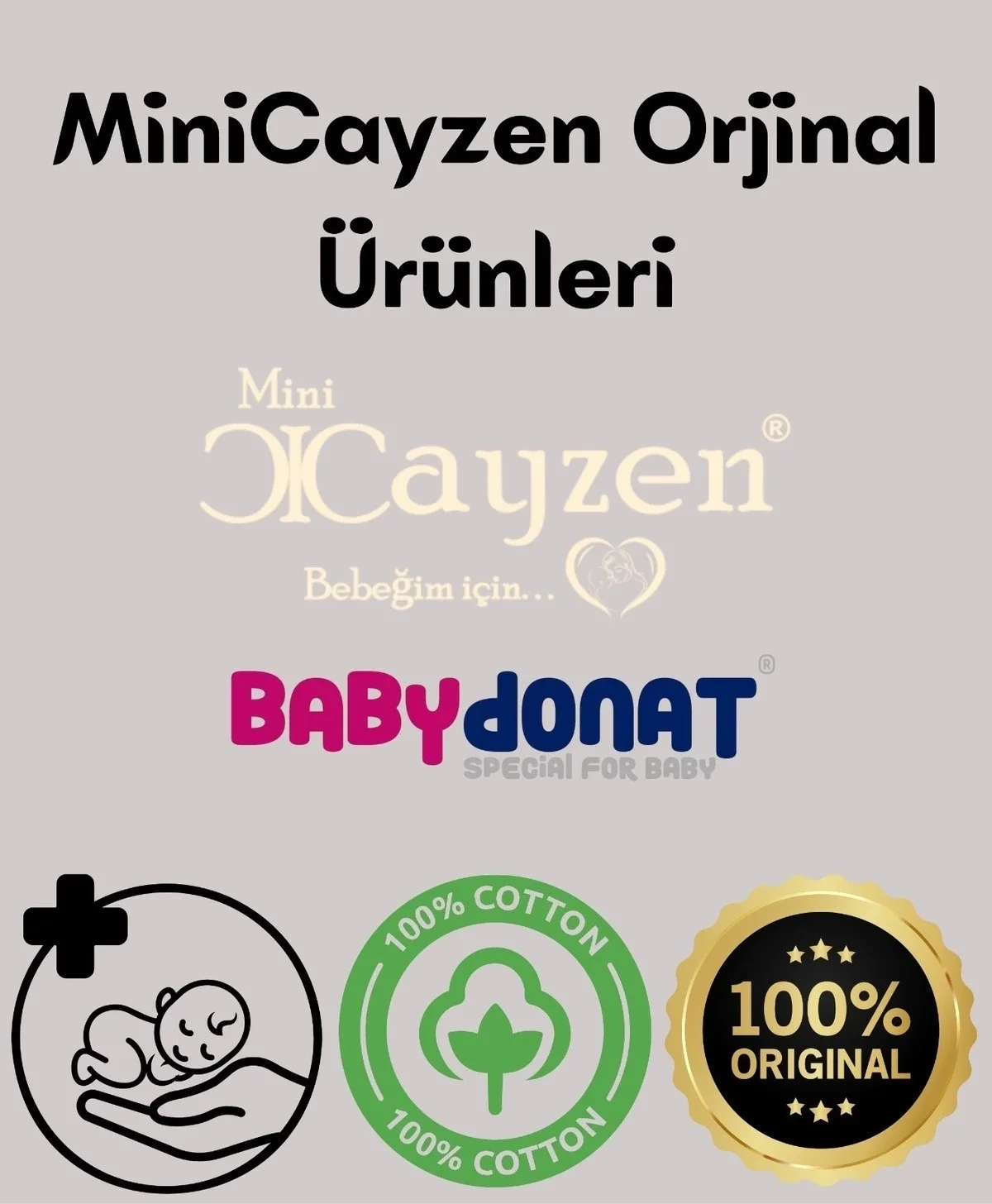 Mickey Desenli Şapkalı 3'lü Erkek Bebek Takımı görsel 4