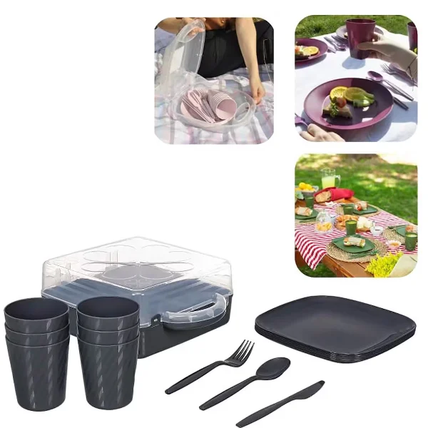 6 Kişilik Piknik Seti görsel 2