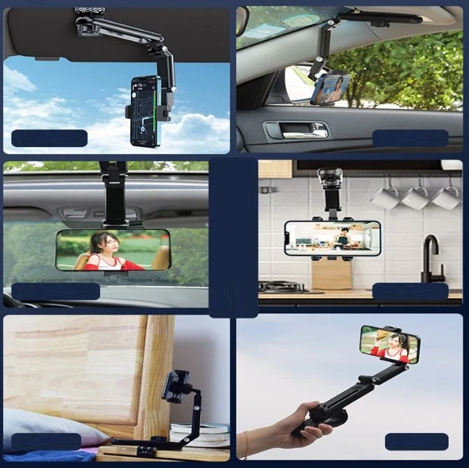 1080° Dönebilen Çok Fonksiyonlu Telefon Tutucu görsel 4