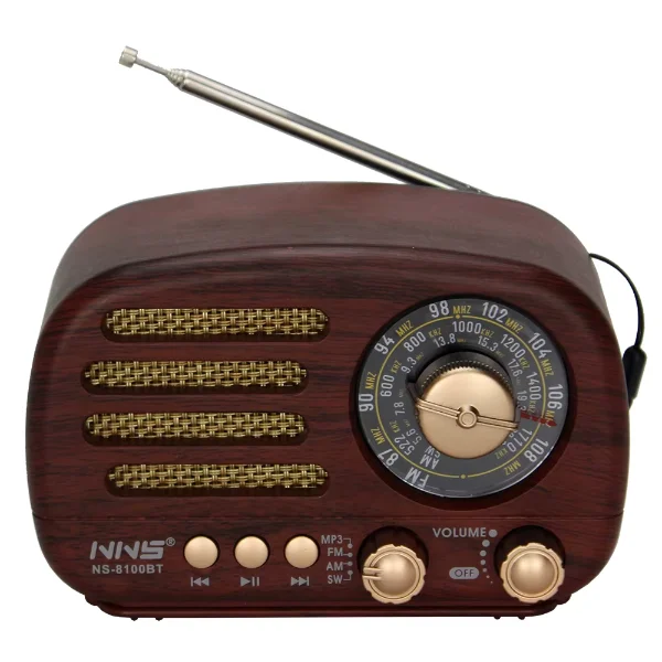 Ahşap Retro Radyo görsel 3
