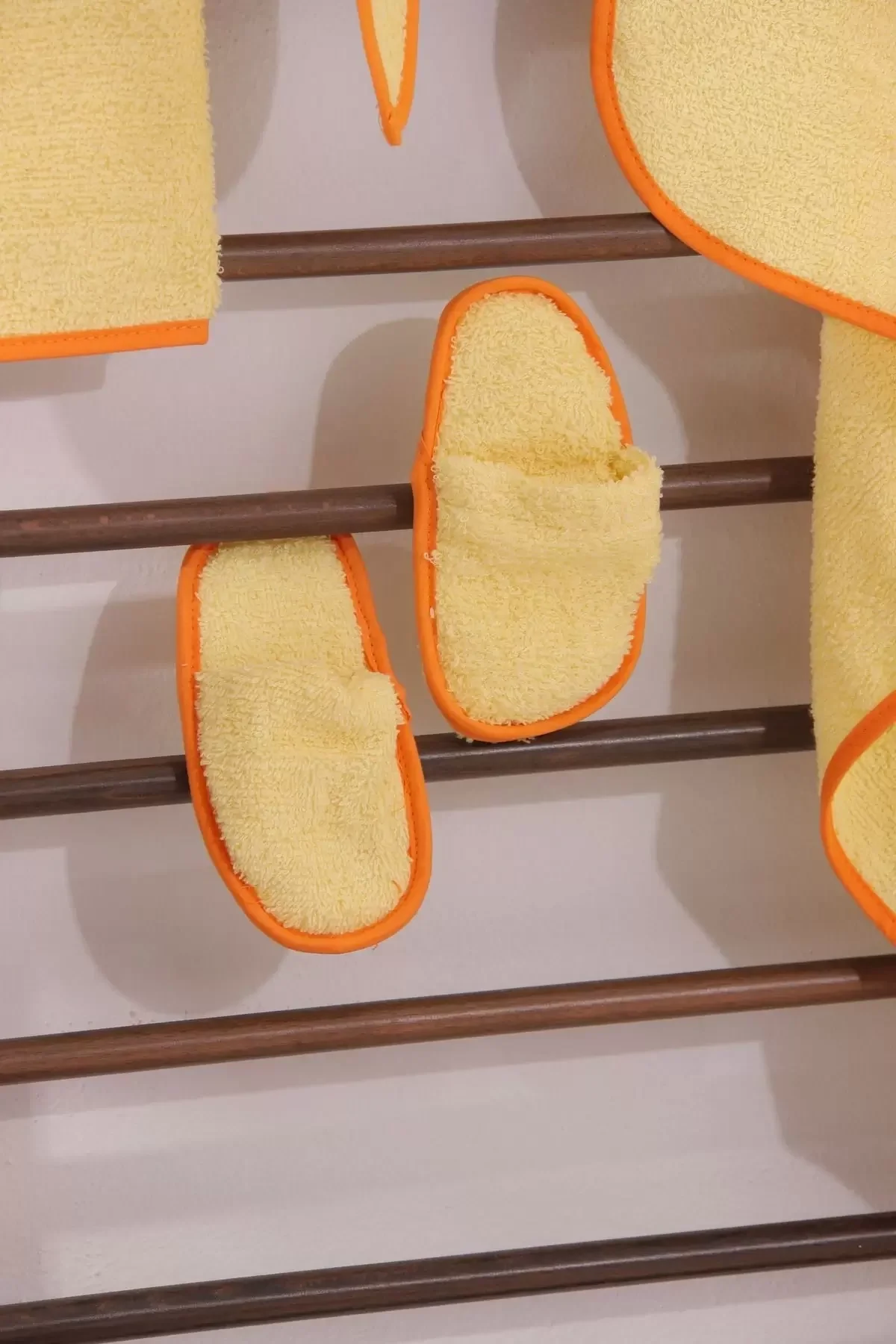 Ördek Figürlü 4 Parça Unisex Bornoz Seti görsel 7