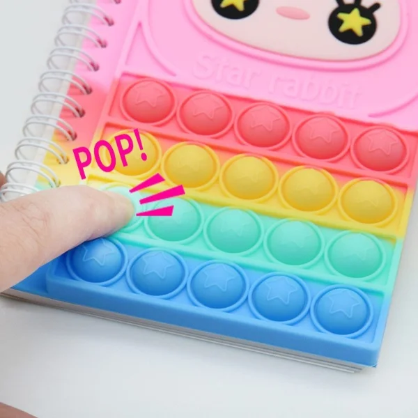 Sevimli Tasarımlı Pop-It Defter görsel 2