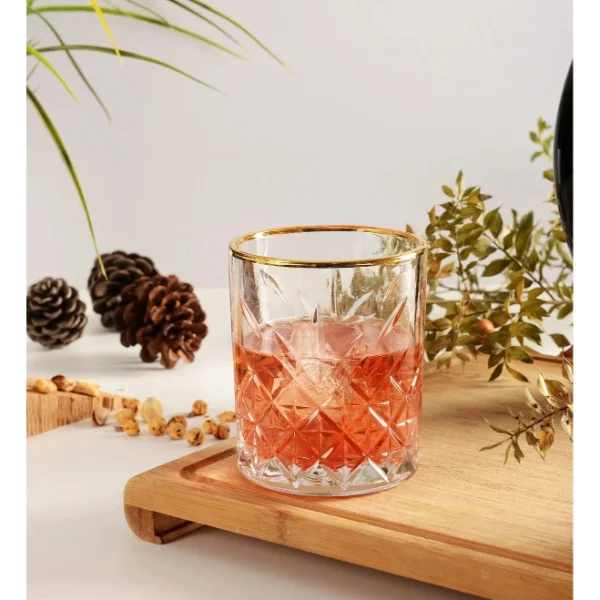 6'lı Kristal Meşrubat Bardağı 300 ml görsel 2