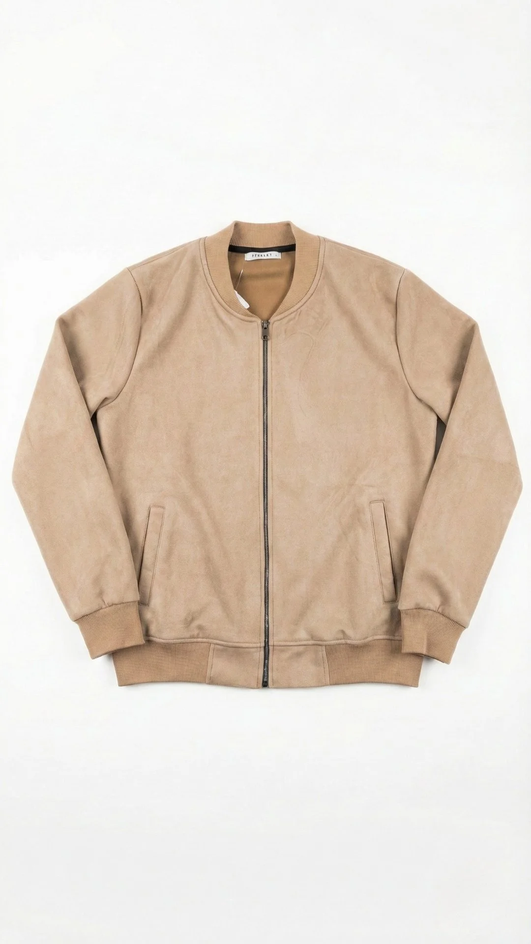 Erkek Scuba Süet Kumaş Bomber Hırka görsel 6