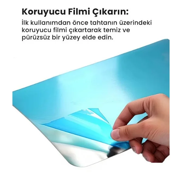2'li Paslanmaz Çelik Kesim Panosu Seti görsel 2
