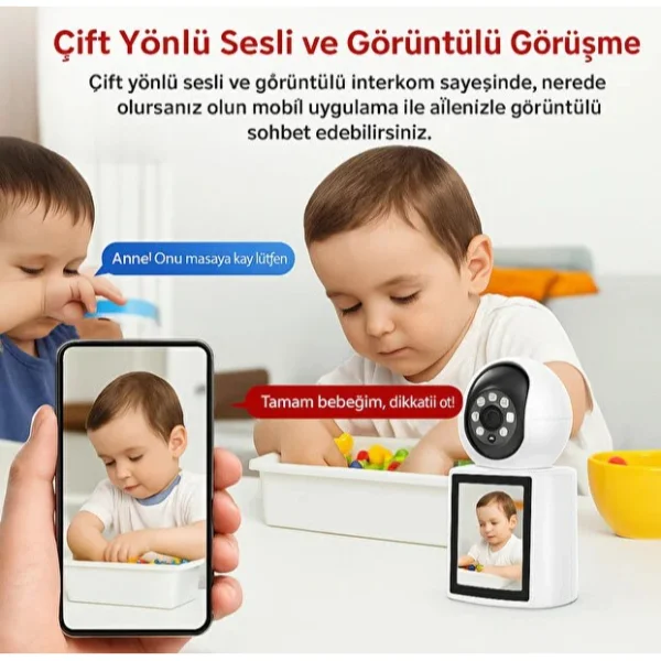 Akıllı Ev Kamerası 2.4 GHz görsel 3