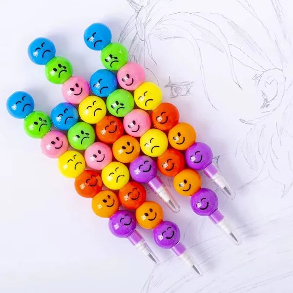 Emojili Yumurtlayan Kalem Seti 4'lü görsel 5