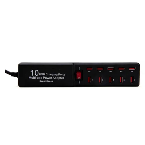 10 Portlu USB Şarj Adaptörü görsel 2