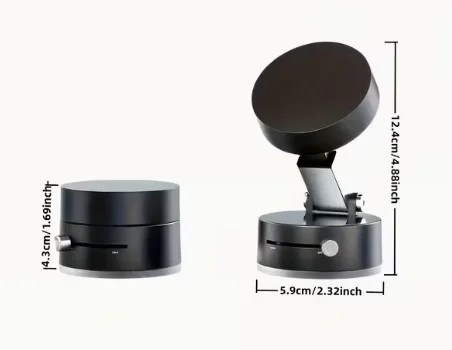 Mıknatıslı Katlanabilir Telefon Tutucu - Torpido ve Cam Uyumlu görsel 5