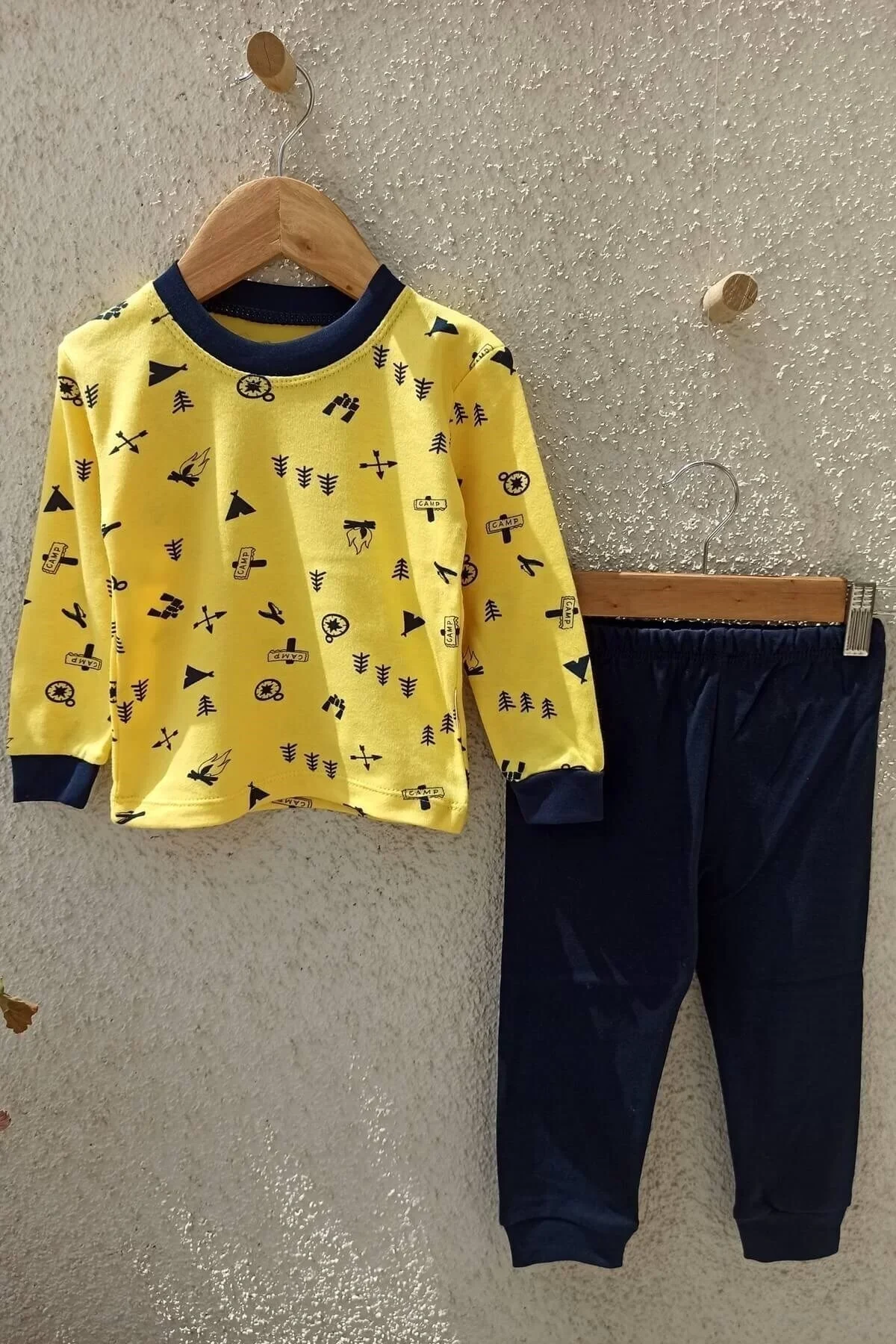 Camp Desenli Pijama Takımı görsel 3